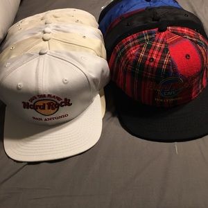 Lot of 26 Hard Rock Cafe SnapBack hats